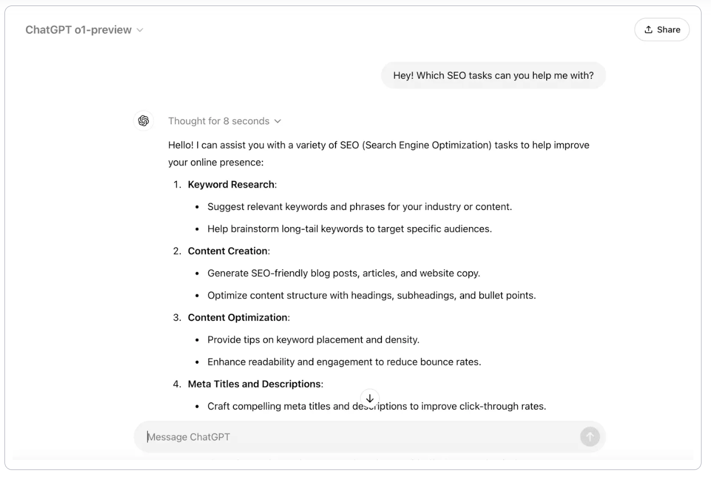 Using ChatGPT for AI SEO